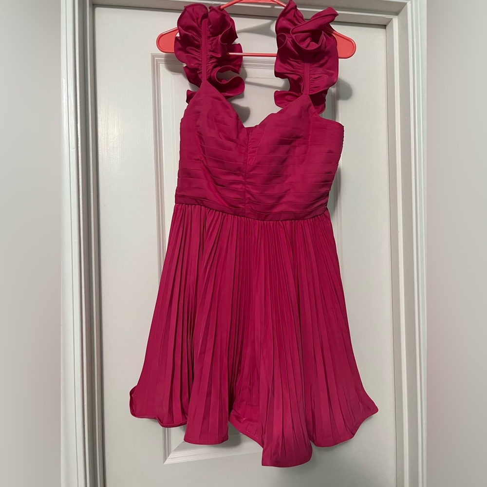 AMUR KITTY RUFFLE MINI DRESS - Picture 3 of 6